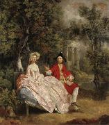 Thomas Gainsborough Conversation in the Park Germany oil painting artist